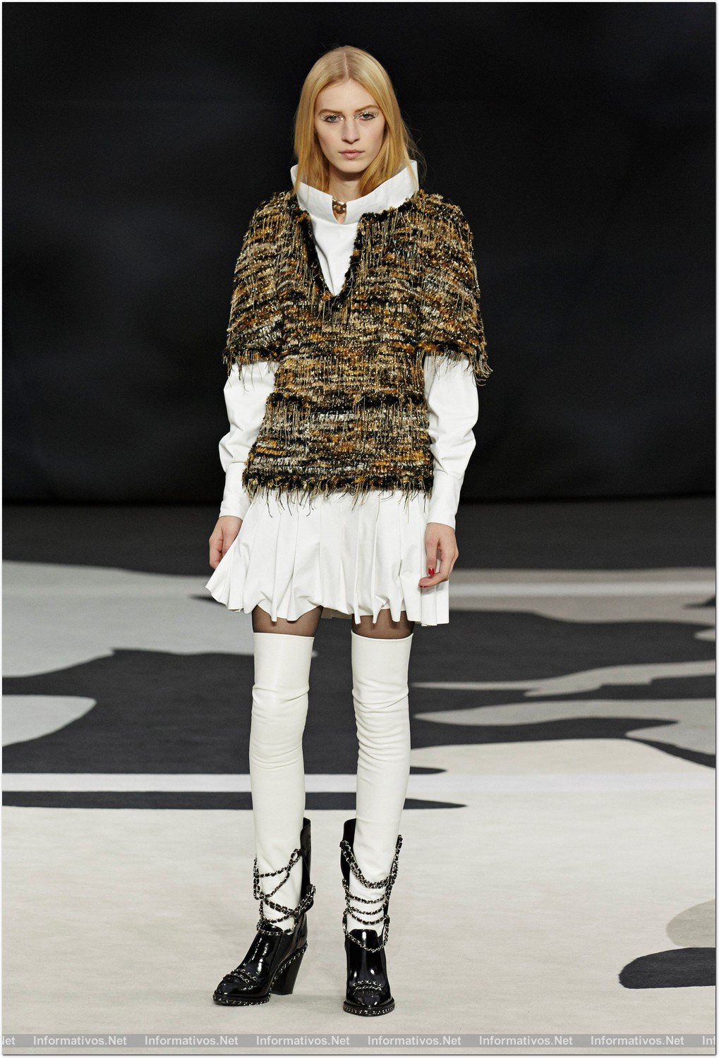 MARZO013.- Semana de la Moda de París 2013: Colección otoño-invierno 2013 - 2014 de Chanel. 