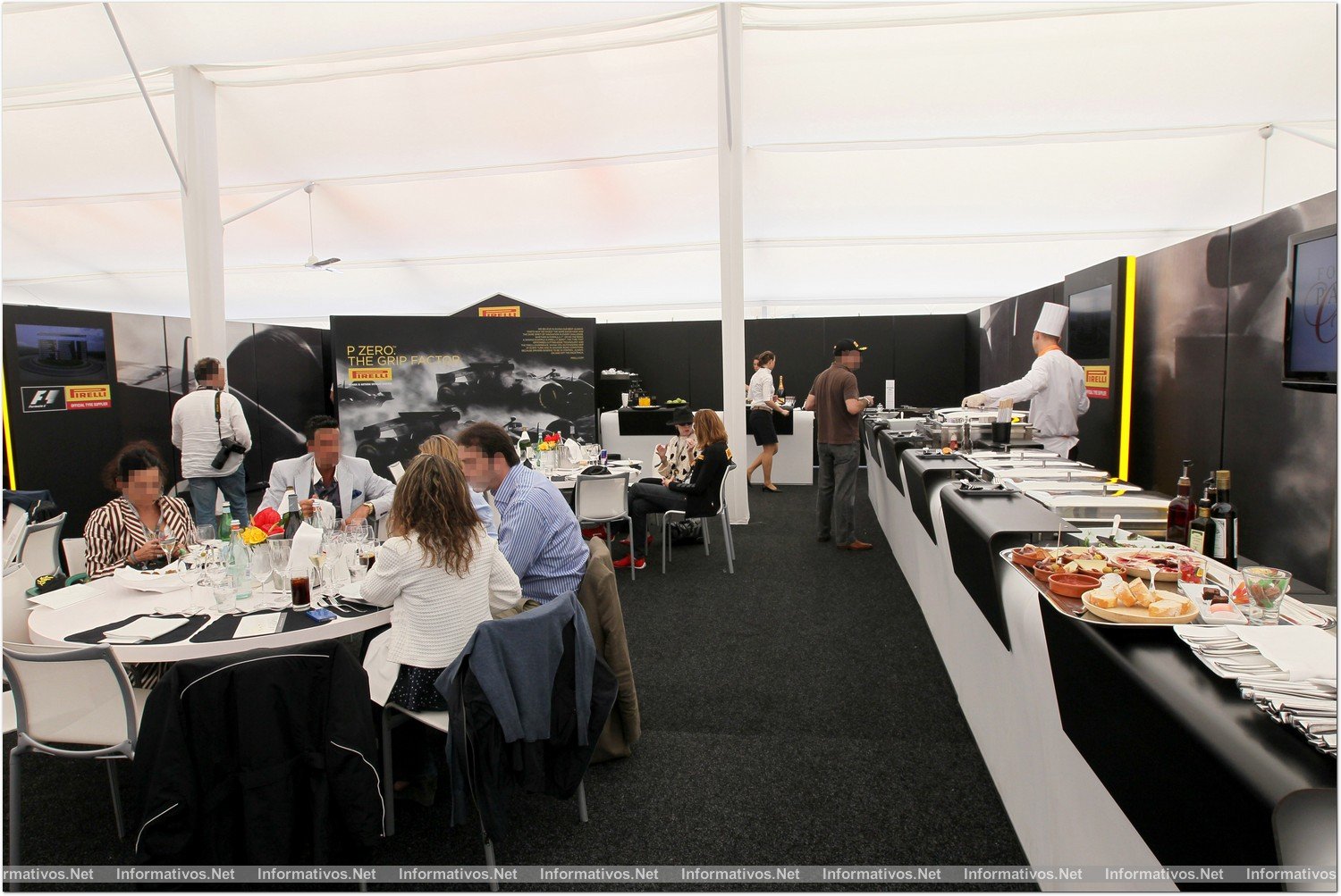 Montmeló-BCN11MAY013.- El Paddock Club F1. Un lugar privilegiado para VIPs donde las carreras de Fórmula 1 se viven de otra manera