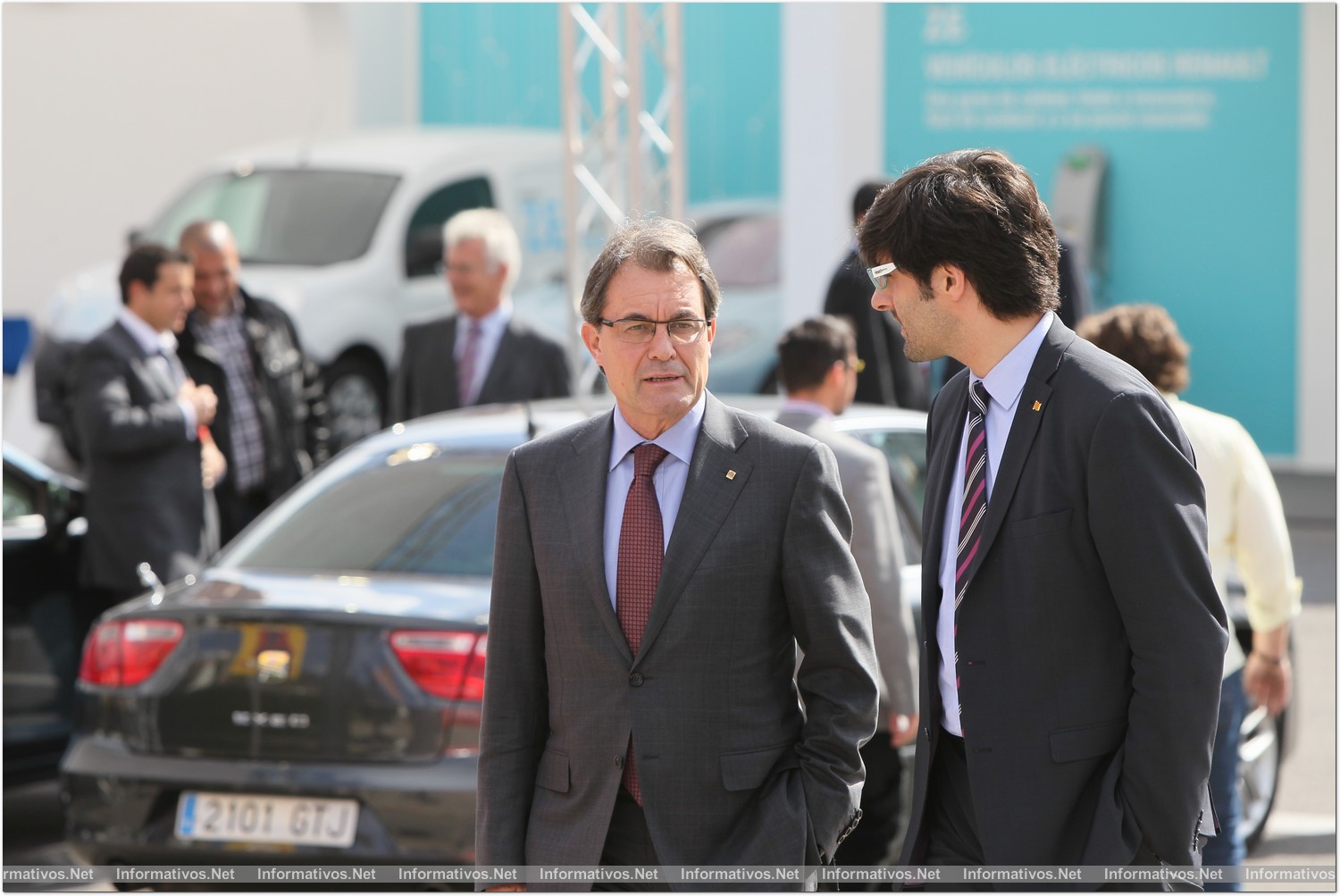 BCN9MAY01.- Salón Internacional del Automóvil. Artur Mas, President Generalitat;