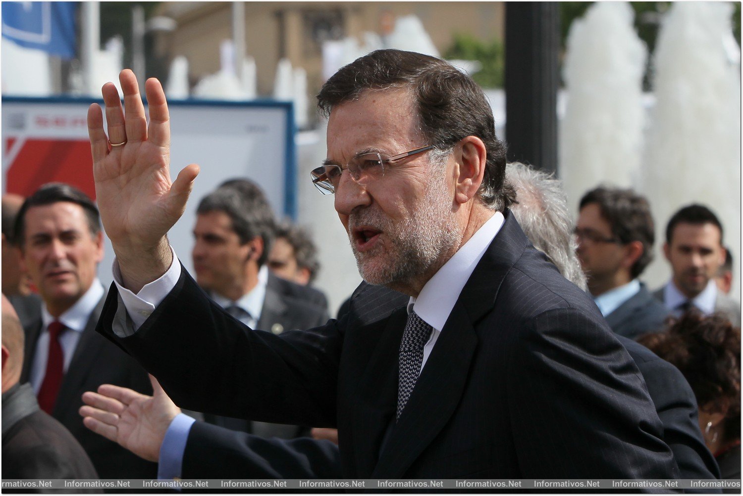 BCN9MAY01.- Salón Internacional del Automóvil. Mariano Rajoy, Presidente del Gobierno de España