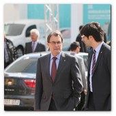 :: Pulse para Ampliar :: BCN9MAY01.- Salón Internacional del Automóvil. Artur Mas, President Generalitat;