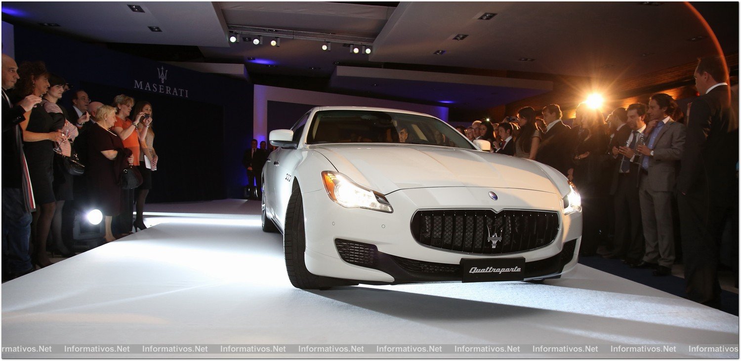 MAD08MAR013.- Presentación del nuevo Maserati Quattroporte en Madrid