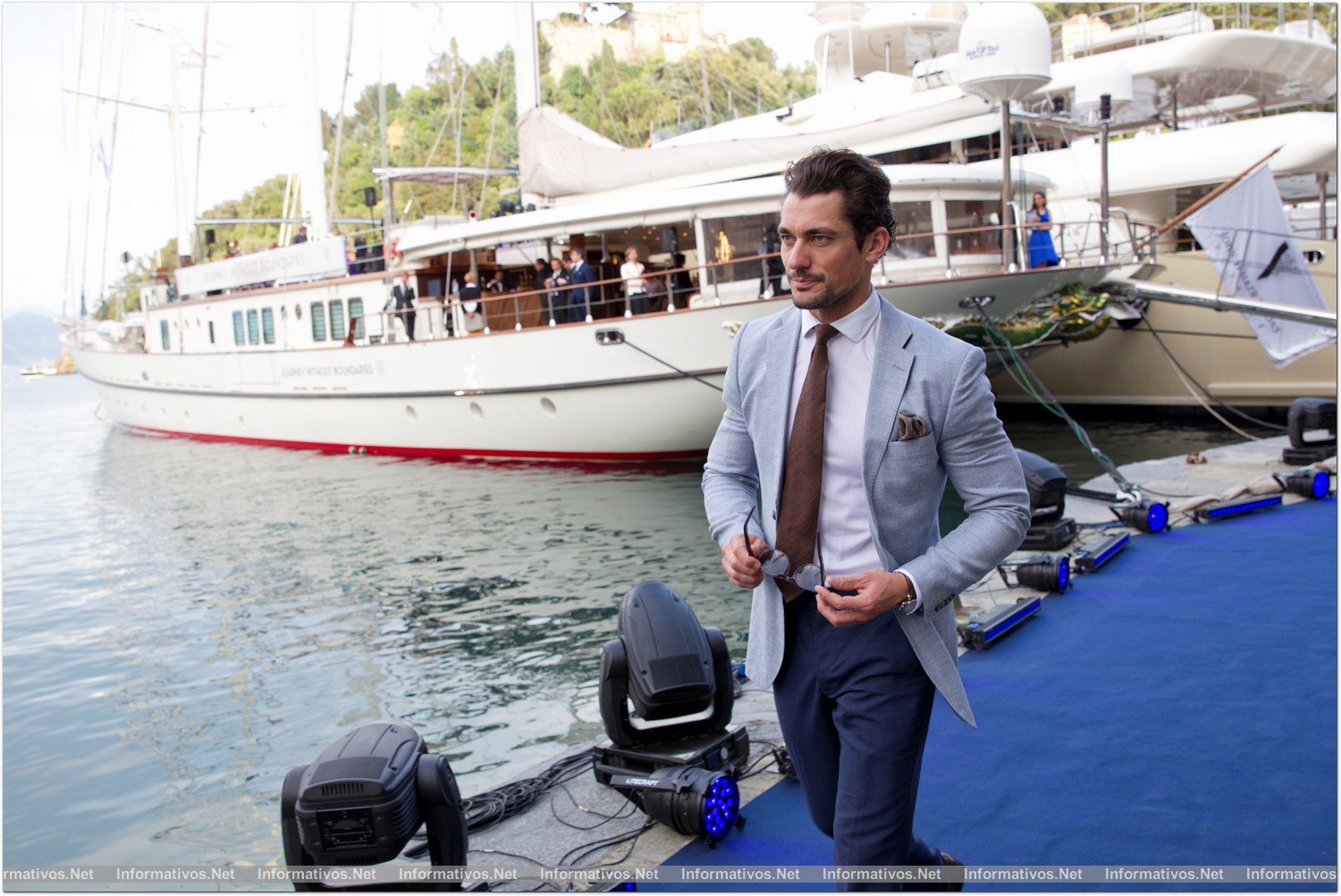 IT9MAY013.- Photography from the J Walker and Sons Voyager Launch in Portofino, Italy with Johnnie Walker Blue Label Ambassador David Gandy