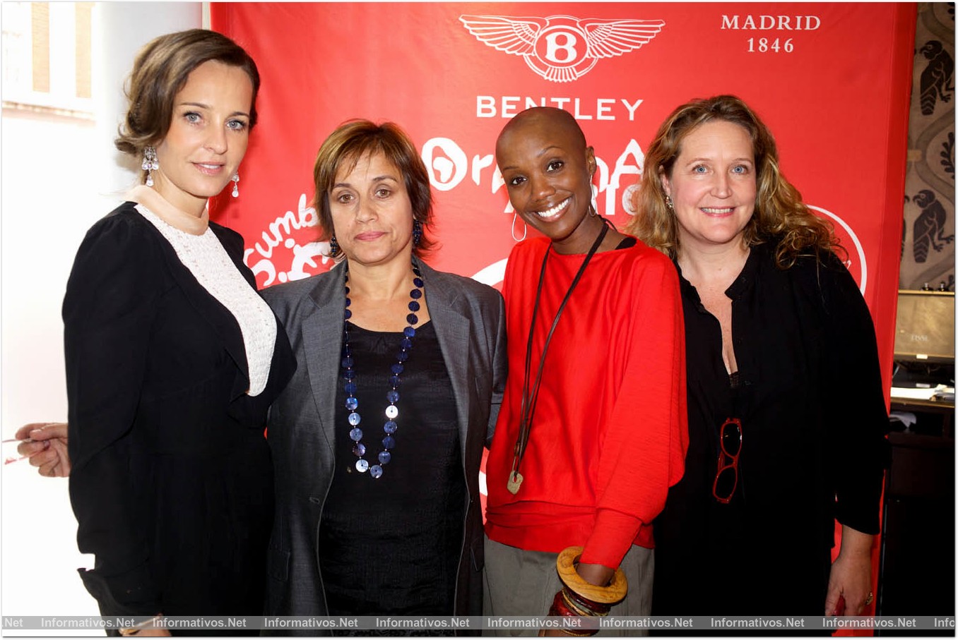 Julie Brangstrup,  fundadora y CEO de Cash & Rocket;  Leigh Bristow, directora de Sumbandila; Tiffany Persons, directora de Shine On Sierra Leone; y  Lisa Lovatt Smith, directora de Ophan Aid Africa.