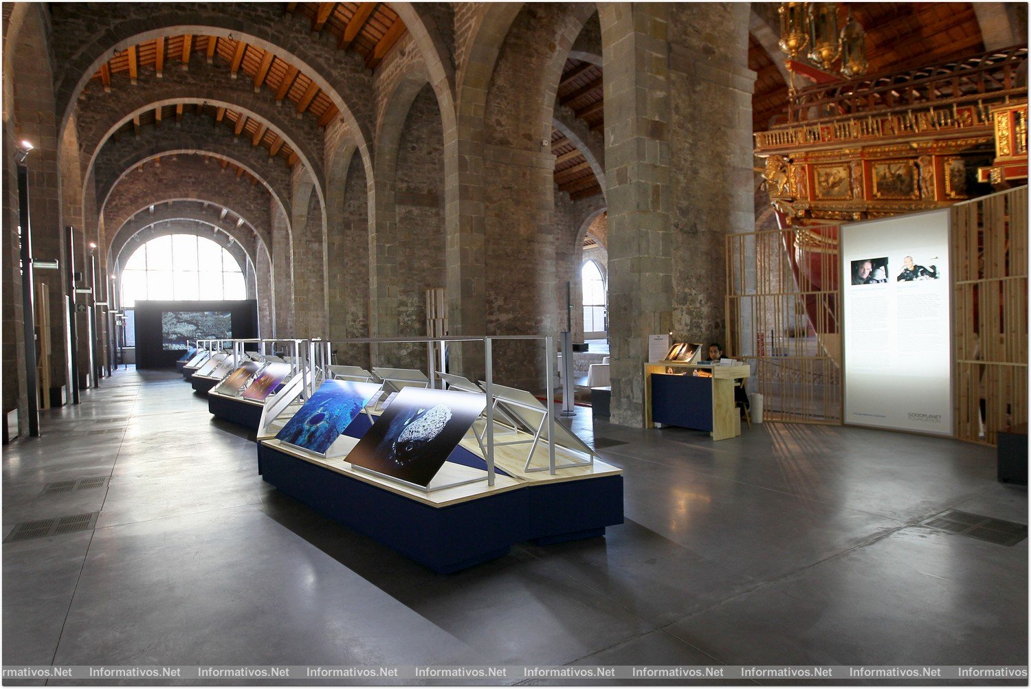 BCN19JUN013.- Inauguración de la exposición “Planet Ocean” con Yann Arthus Bertrand en el Museo Marítimo de Barcelona