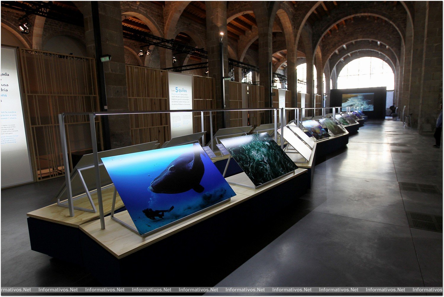 BCN19JUN013.- Inauguración de la exposición “Planet Ocean” con Yann Arthus Bertrand en el Museo Marítimo de Barcelona