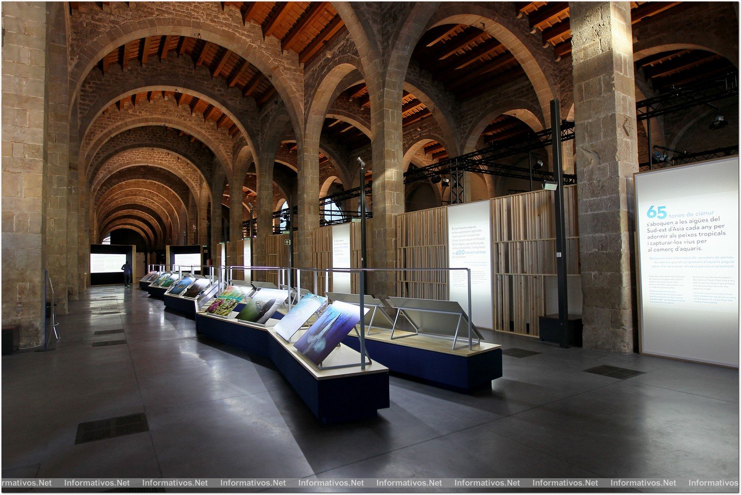 BCN19JUN013.- Inauguración de la exposición “Planet Ocean” con Yann Arthus Bertrand en el Museo Marítimo de Barcelona