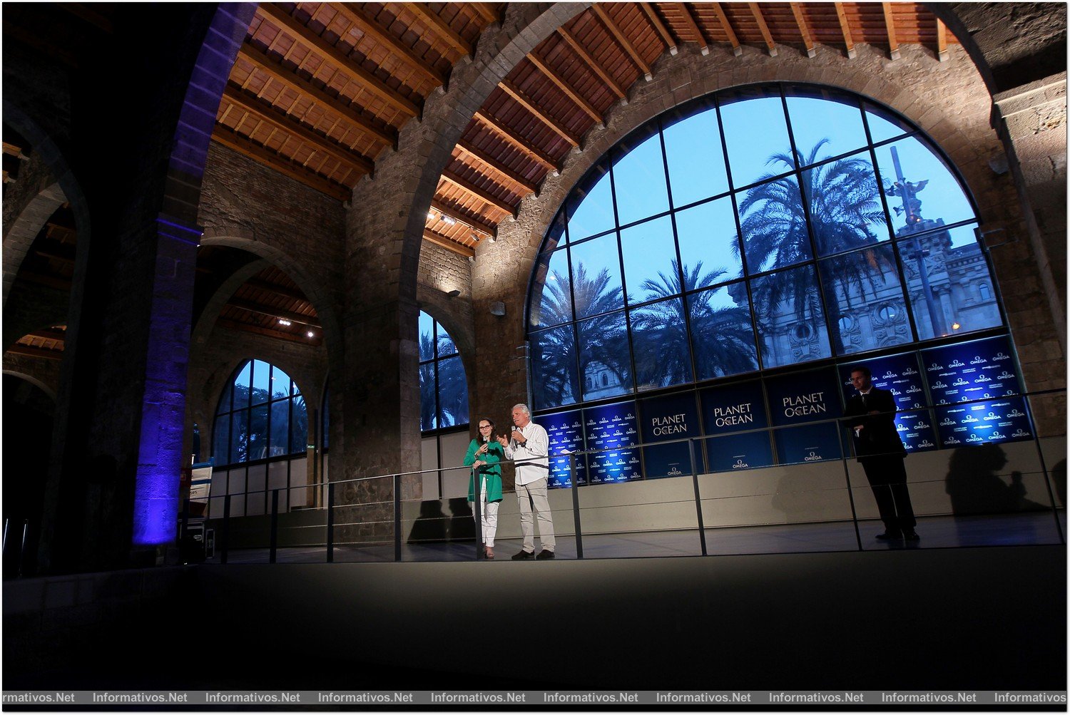 BCN19JUN013.- Inauguración de la exposición “Planet Ocean” con Yann Arthus Bertrand en el Museo Marítimo de Barcelona