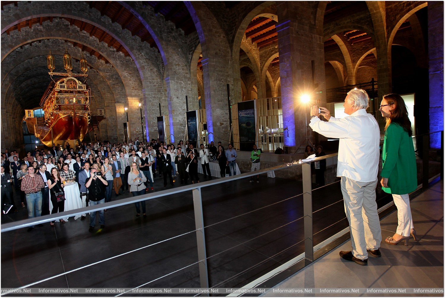 BCN19JUN013.- Inauguración de la exposición “Planet Ocean” con Yann Arthus Bertrand en el Museo Marítimo de Barcelona