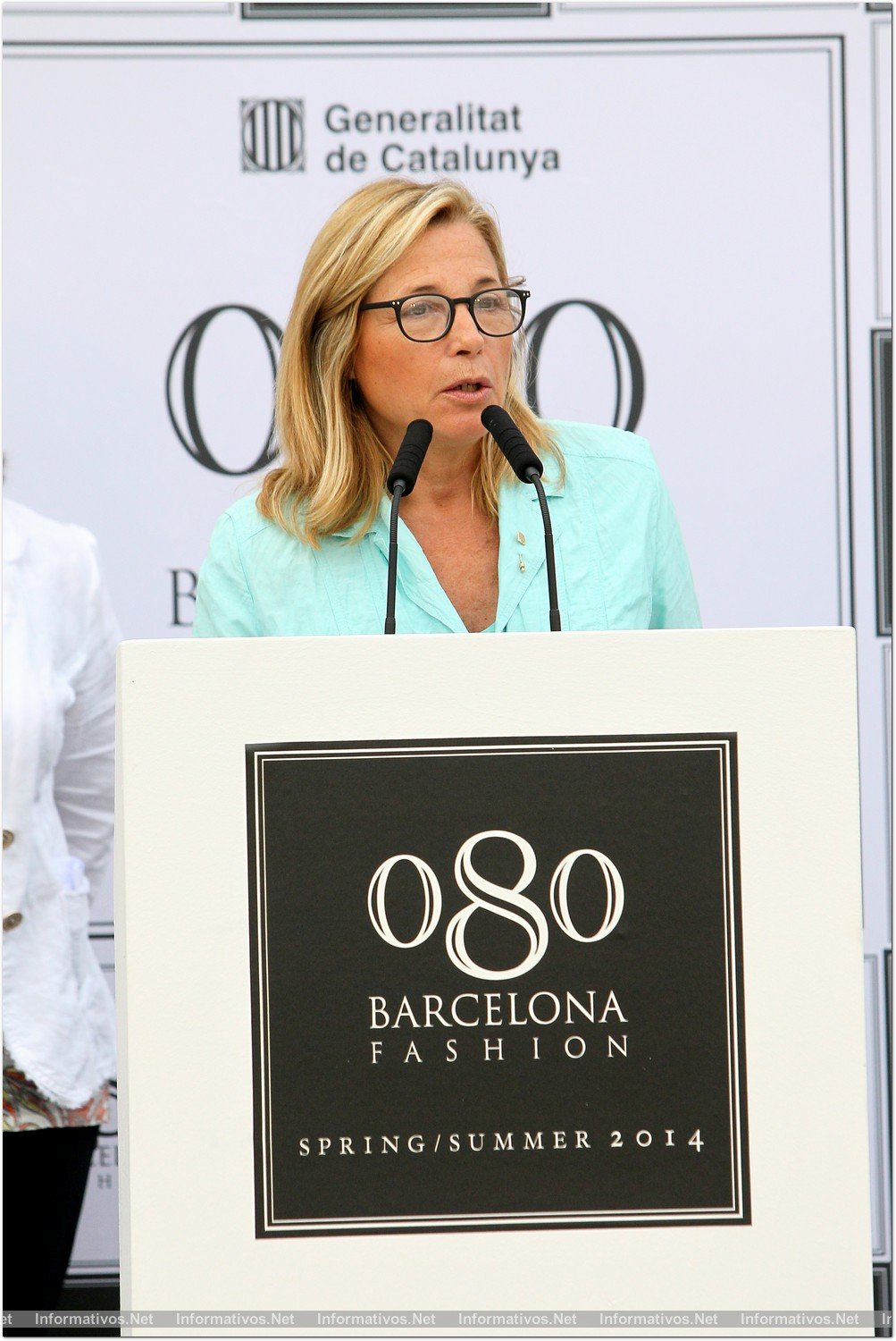 BCNJUL013 .- 080 Barcelona Fashion. Joana Ortega, vicepresidenta del gobierno catalán