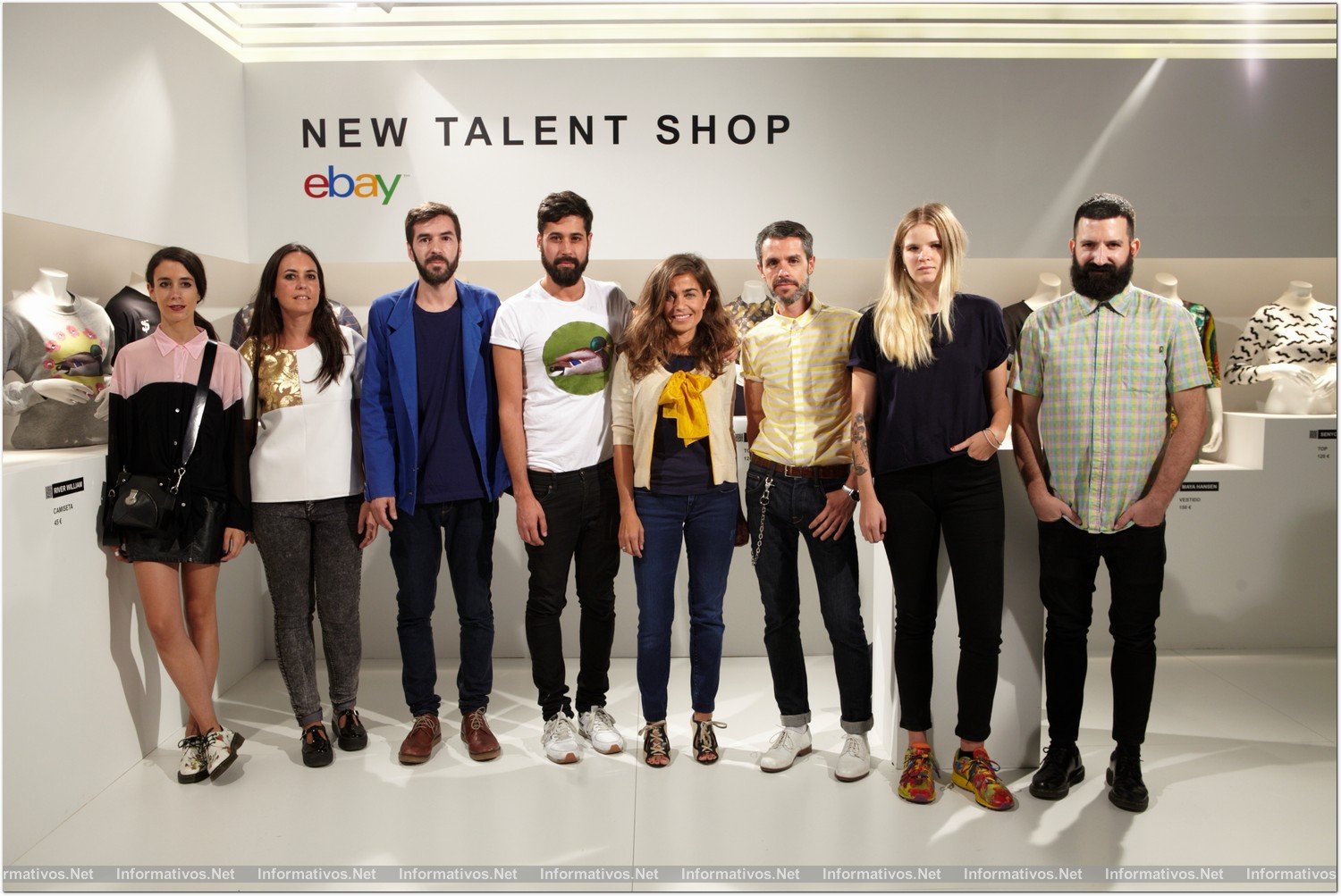 MAD13SEP013.- Presentación oficial de 'New Talent Shop' en Mercedes-Benz Fashion Week Madrid en el stand de eBay en el Cibelespacio: Con Susana Voces, Directora de ventas para eBay España (centro) 
