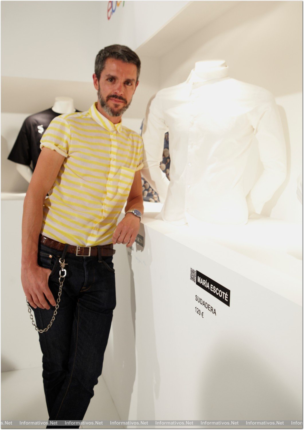 MAD13SEP013.- Presentación oficial de 'New Talent Shop' en Mercedes-Benz Fashion Week Madrid en el stand de eBay en el Cibelespacio: Modas Cabezón 