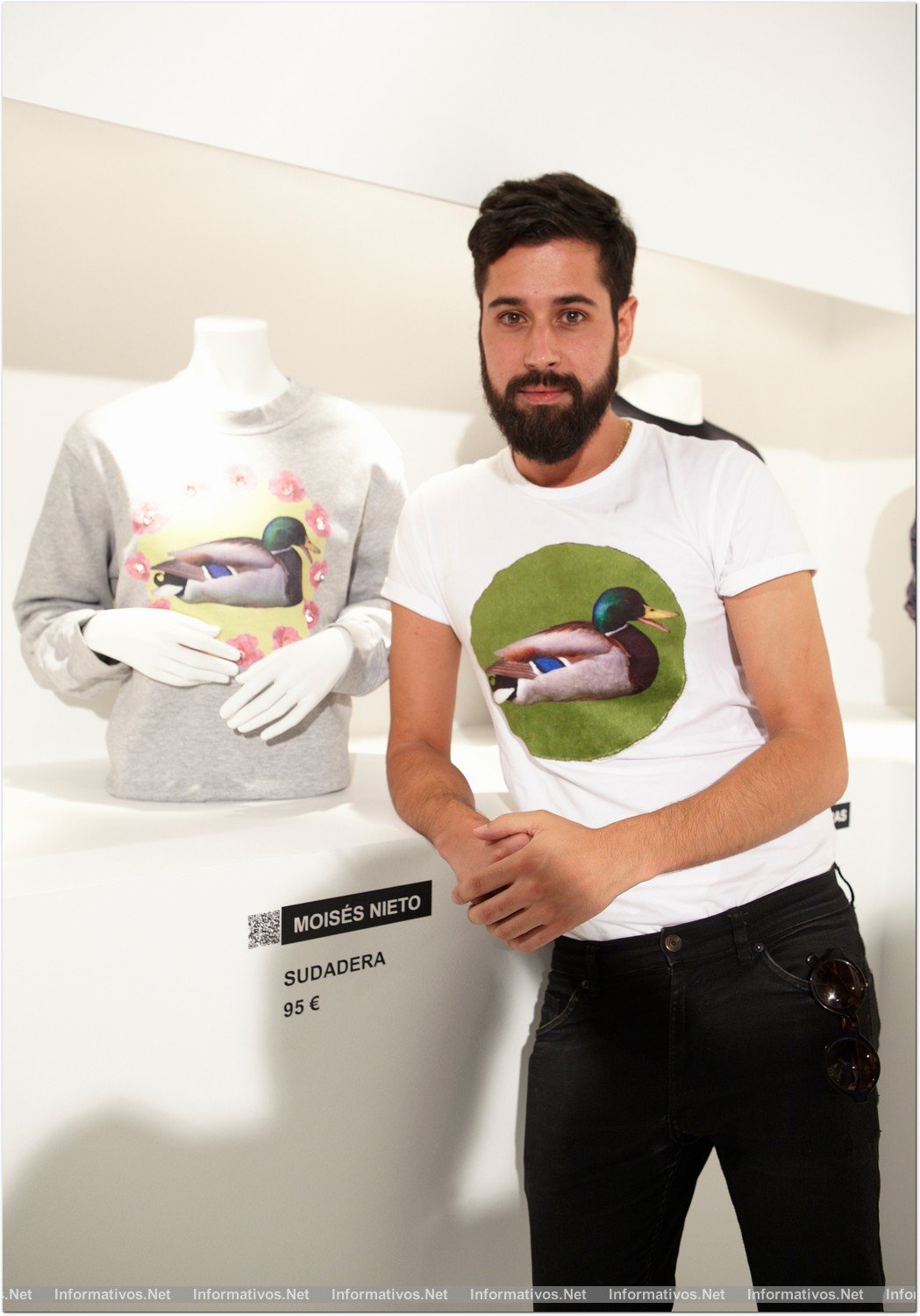 MAD13SEP013.- Presentación oficial de 'New Talent Shop' en Mercedes-Benz Fashion Week Madrid en el stand de eBay en el Cibelespacio: Moisés Nieto