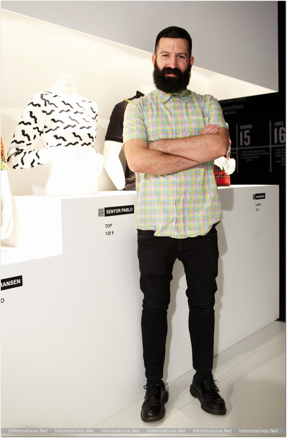 MAD13SEP013.- Presentación oficial de 'New Talent Shop' en Mercedes-Benz Fashion Week Madrid en el stand de eBay en el Cibelespacio: Senyor Pablo 2 