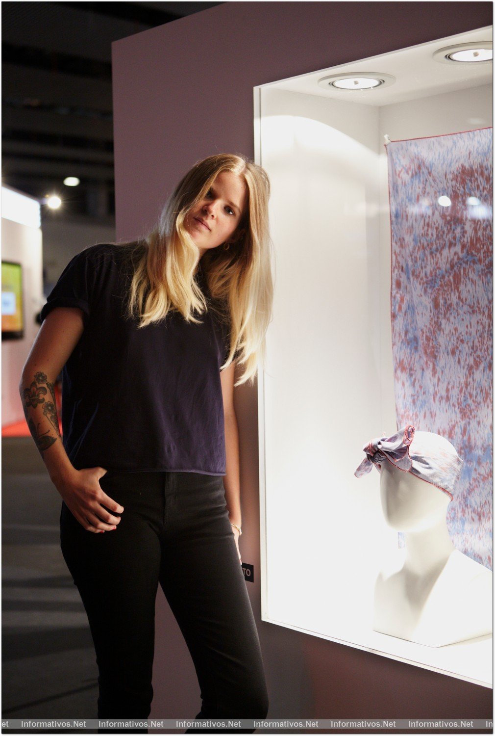 MAD13SEP013.- Presentación oficial de 'New Talent Shop' en Mercedes-Benz Fashion Week Madrid en el stand de eBay en el Cibelespacio: heridadegato (María)