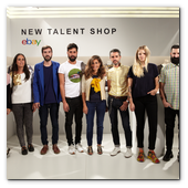 :: Pulse para Ampliar :: MAD13SEP013.- Presentación oficial de 'New Talent Shop' en Mercedes-Benz Fashion Week Madrid en el stand de eBay en el Cibelespacio: Con Susana Voces, Directora de ventas para eBay España (centro) 