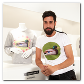 :: Pulse para Ampliar :: MAD13SEP013.- Presentación oficial de 'New Talent Shop' en Mercedes-Benz Fashion Week Madrid en el stand de eBay en el Cibelespacio: Moisés Nieto