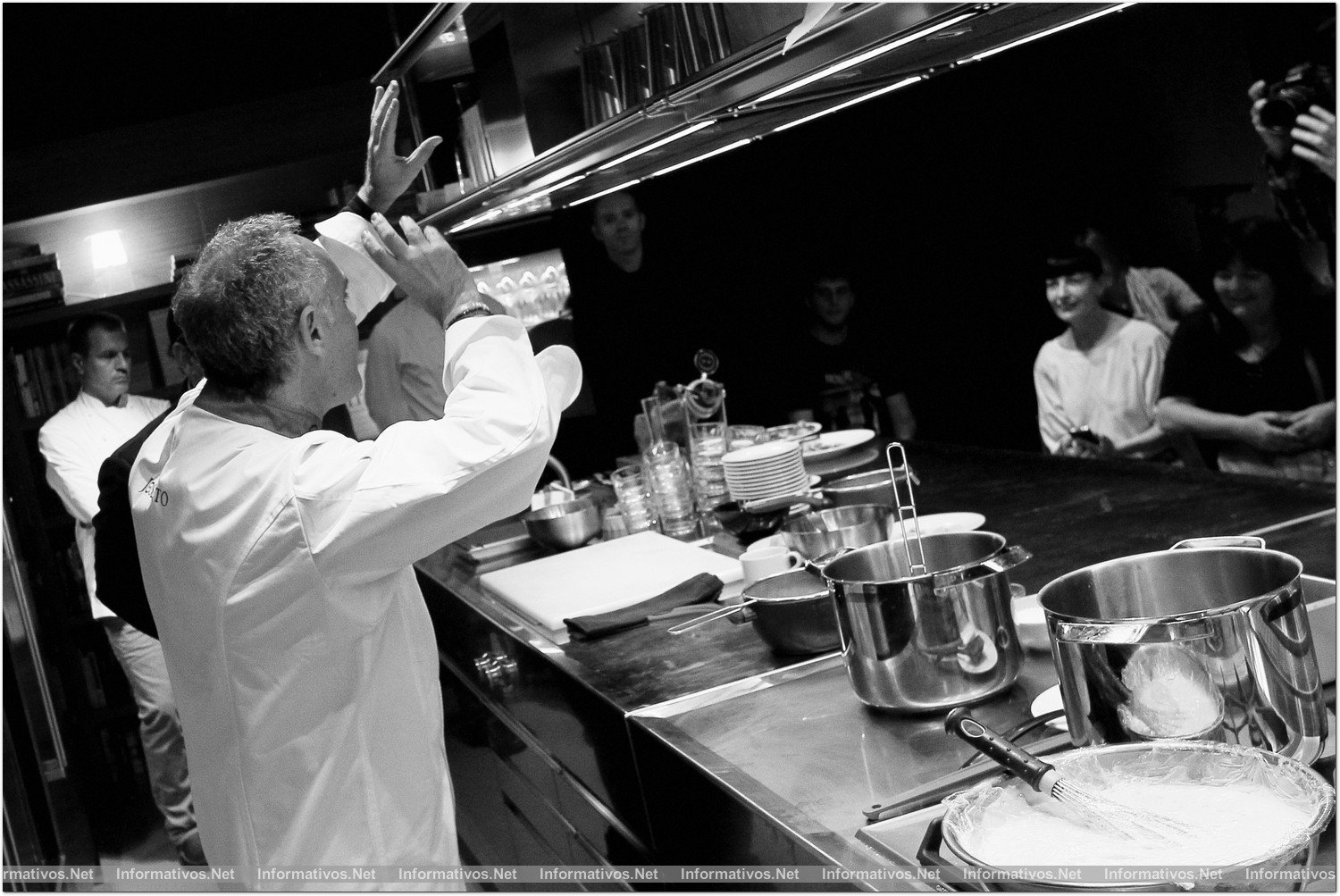 BCN18SEP013.- Presentación de Joselito Labs, una colaboración entre Ferrán Adriá y Jamón Joselito Ferrán Adriá, durante la presentación del nuevo producto