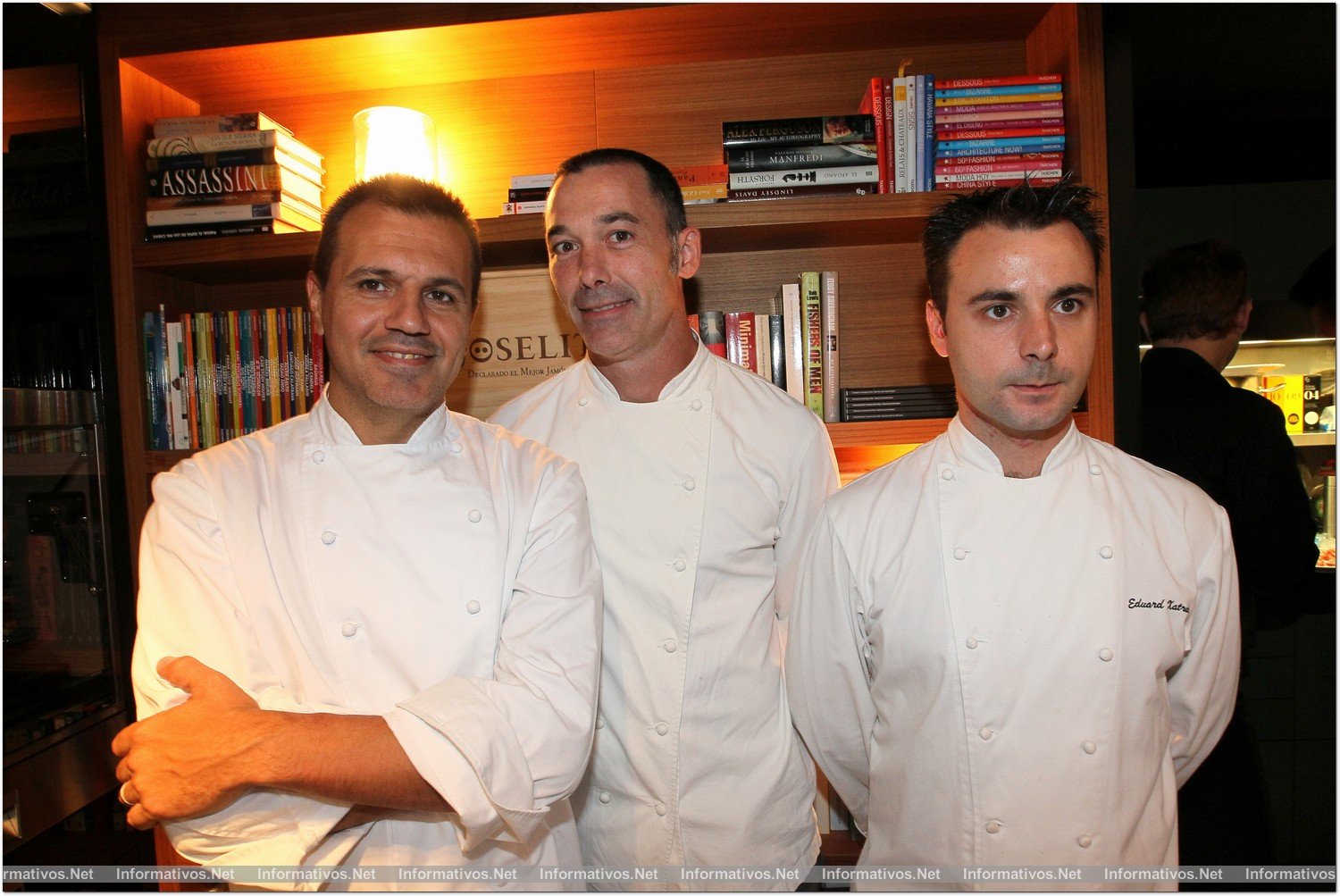 BCN18SEP013.- Presentación de Joselito Labs, una colaboración entre Ferrán Adriá y Jamón Joselito. Oriol Castell, Marc Cuspinera y Eduard Xatru