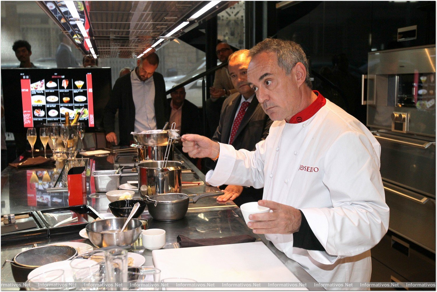 BCN18SEP013.- Presentación de Joselito Labs, una colaboración entre Ferrán Adriá y Jamón Joselito Ferrán Adriá, durante la presentación del nuevo producto