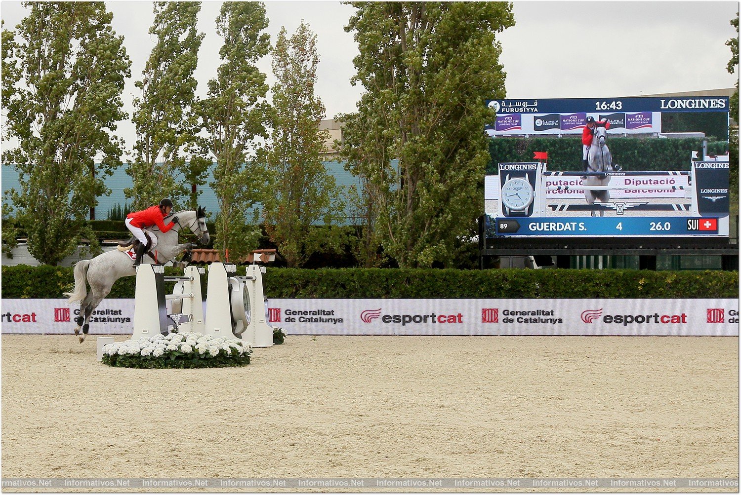 BCN28SEP013.- 102º edición del CSIO Barcelona. Final de consolación de la Furusiyya FEI Nations Cup™ Jumping Final. Steve Guerdat, montando a Nasa