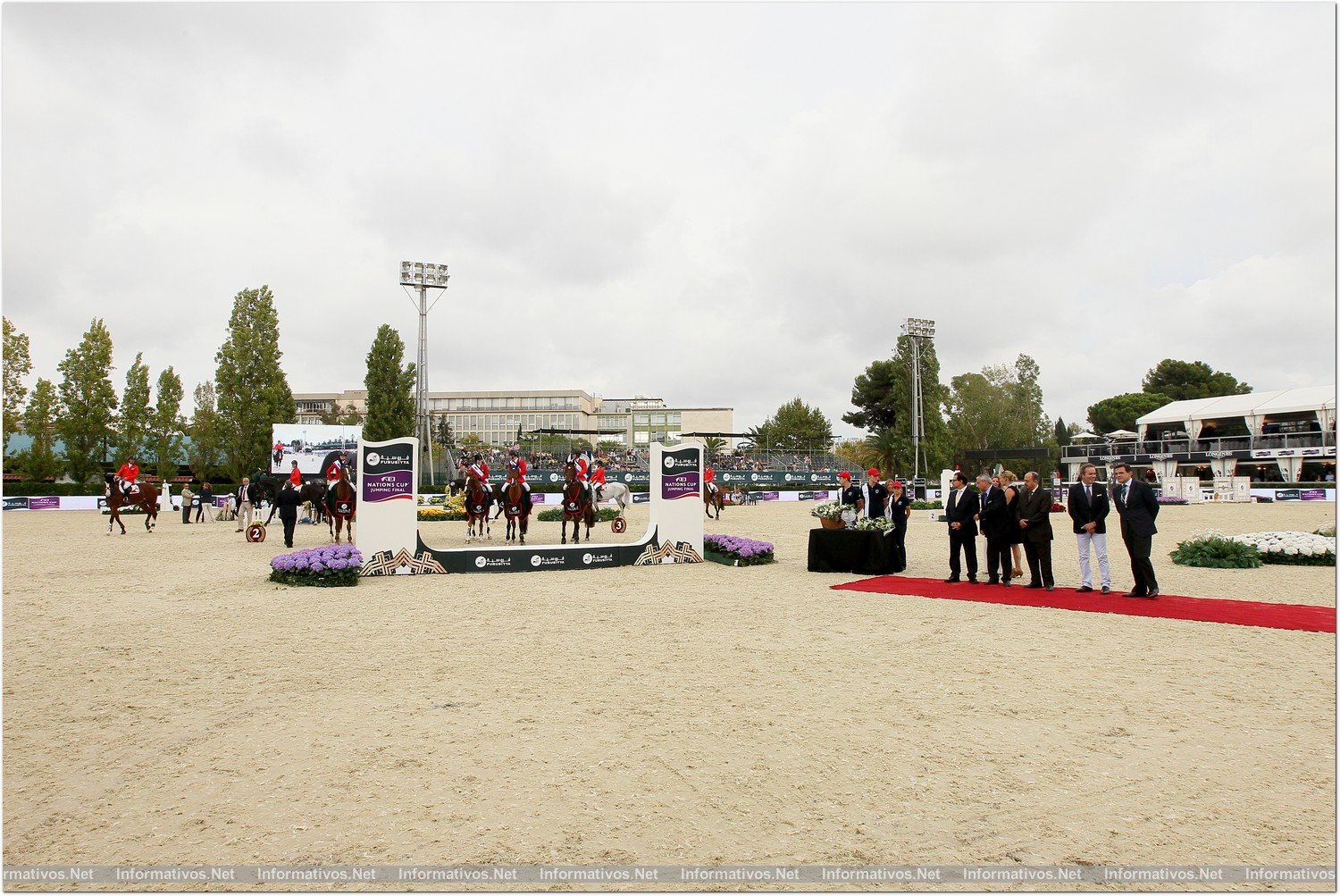 BCN28SEP013.- 102º edición del CSIO Barcelona. Final de consolación de la Furusiyya FEI Nations Cup™ Jumping Final. Ganó el equipo de Estados Unidos, formado por Elisabeth Madden (Simon), Lucy Davis (Barron), Mclain Ward (Rotchild) y Kaetherine Dinan (Nougat du Vallet).