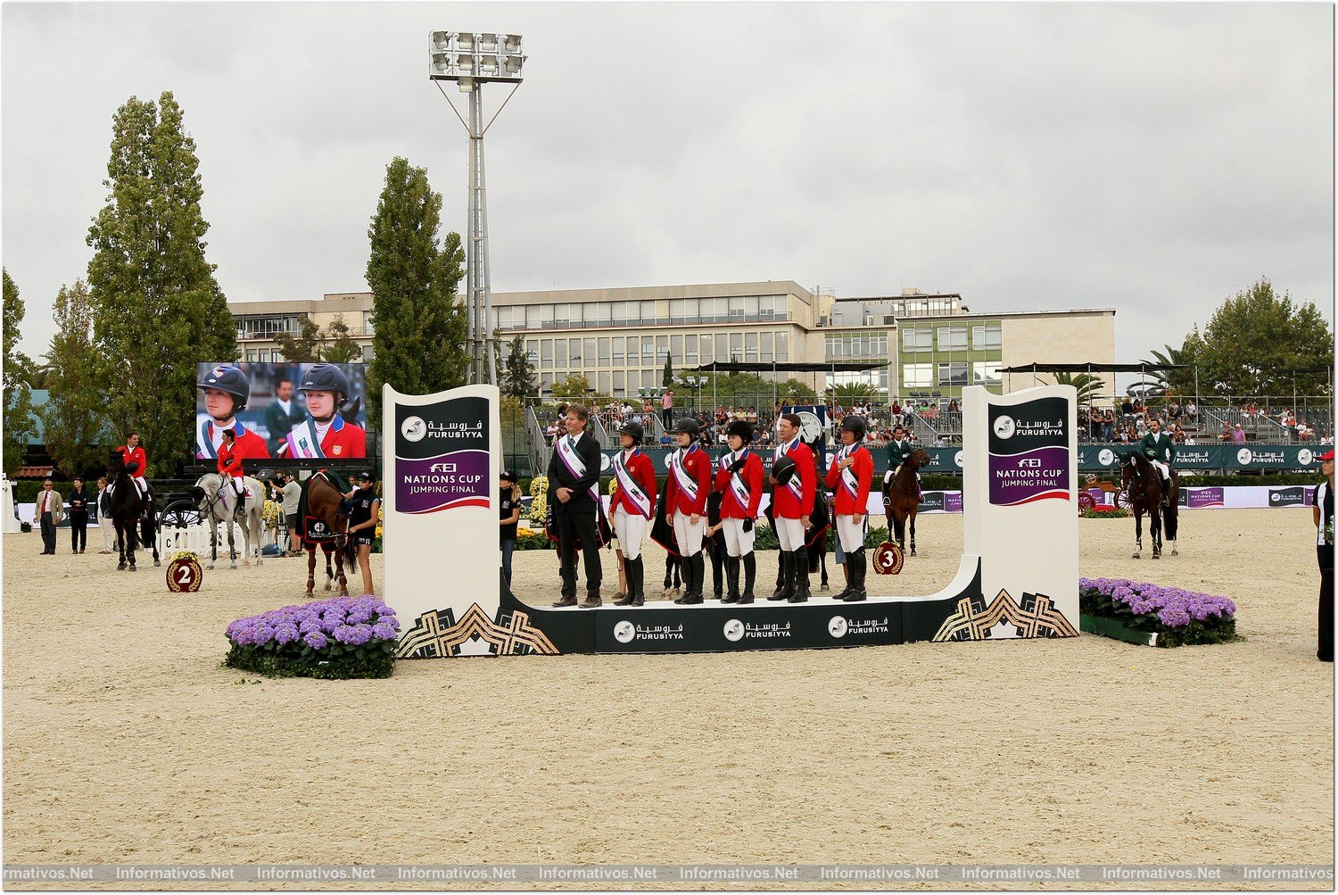 BCN28SEP013.- 102º edición del CSIO Barcelona. Final de consolación de la Furusiyya FEI Nations Cup™ Jumping Final. Ganó el equipo de Estados Unidos, formado por Elisabeth Madden (Simon), Lucy Davis (Barron), Mclain Ward (Rotchild) y Kaetherine Dinan (Nougat du Vallet).