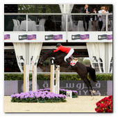 :: Pulse para Ampliar :: BCN28SEP013.- 102º edición del CSIO Barcelona. Final de consolación de la Furusiyya FEI Nations Cup™ Jumping Final. Beat Mändli, montando a Croesus