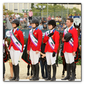 :: Pulse para Ampliar :: BCN28SEP013.- 102º edición del CSIO Barcelona. Final de consolación de la Furusiyya FEI Nations Cup™ Jumping Final. Ganó el equipo de Estados Unidos, formado por Elisabeth Madden (Simon), Lucy Davis (Barron), Mclain Ward (Rotchild) y Kaetherine Dinan (Nougat du Vallet).