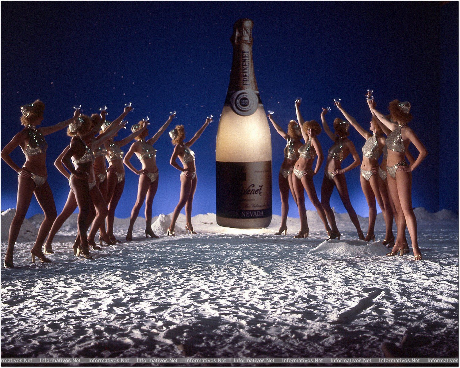BCN18OCT013.- Escena de uno de los famosos spots publicitarios de Freixenet con las 'Burbujas' como protagonistas