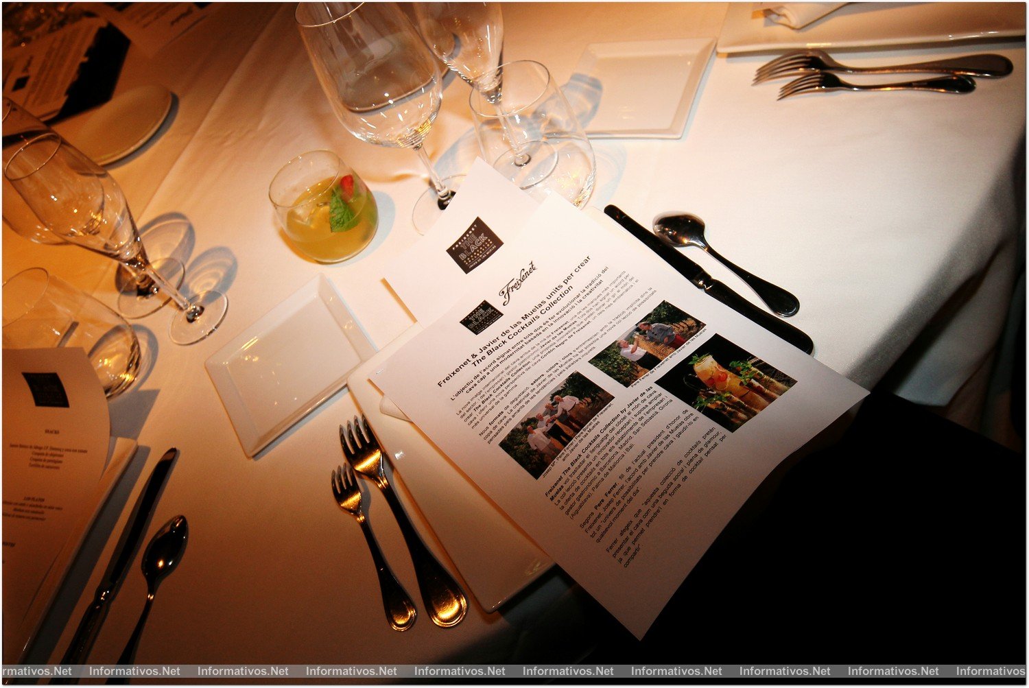 BCN13NOV013.- Presentación de "The Black Cocktail Collection" una colaboración entre Freixenet y Javier de las Muelas con el objetivo rejuvenecer el perfil del consumidor del cava; especialmente femenino.