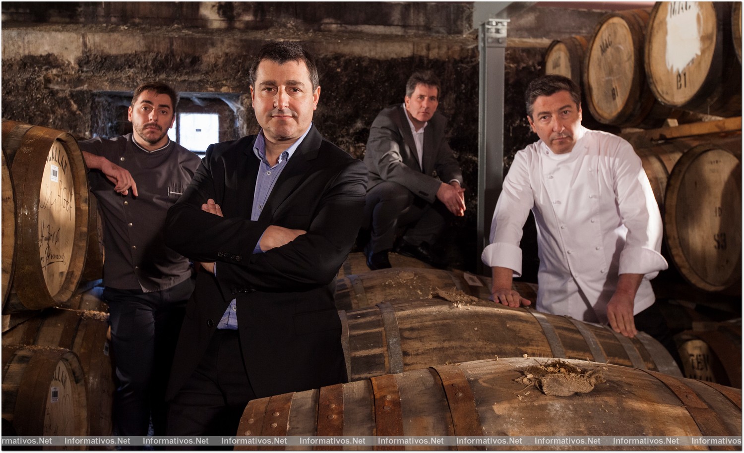GIRONA9ABR014.- The Macallan y El Celler de Can Roca crean ‘The Ultimate Dinner': Jordi Roca, Josep Roca, Bob Dalgarno and Joan Roca