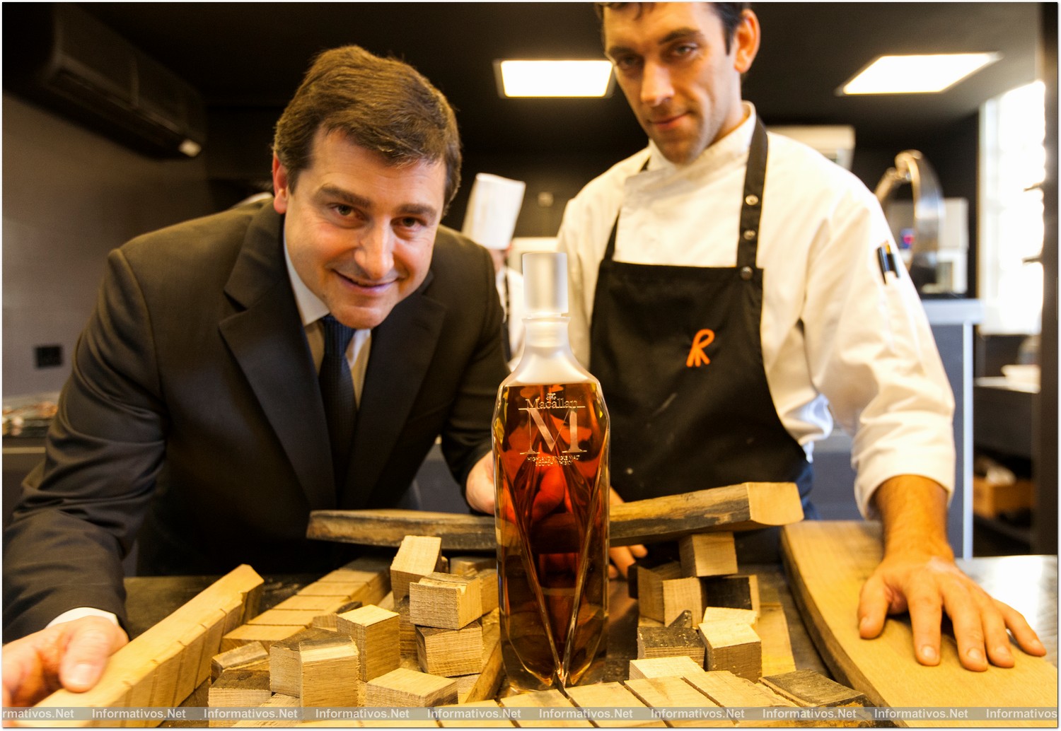 GIRONA9ABR014.- The Macallan y El Celler de Can Roca crean ‘The Ultimate Dinner': Josep with The Macallan oak cask wood and The Macallan M