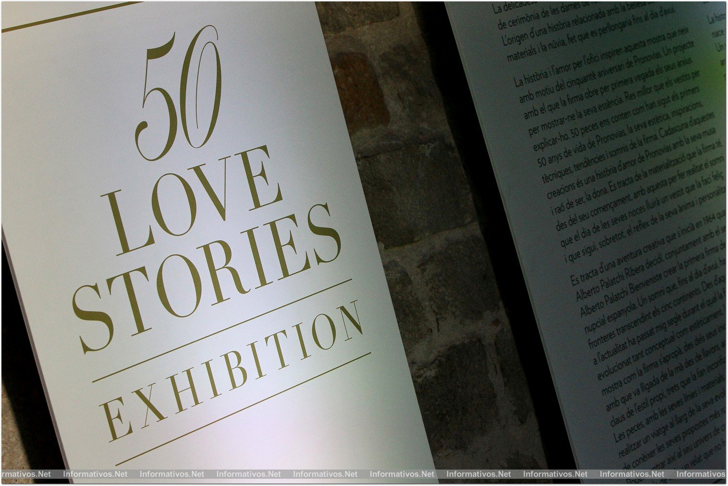 BCN05MAY014.- Exposición “50 love stories”, que conmemora el 50 Aniversario de la firma Pronovias.