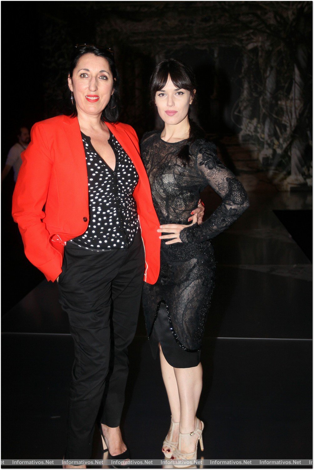 BCN Bridal Week - Gaudí Novias: Desfile Yolan Criss. Rossy de Palma, junto a  Sara Vega, hermana de Paz Vega