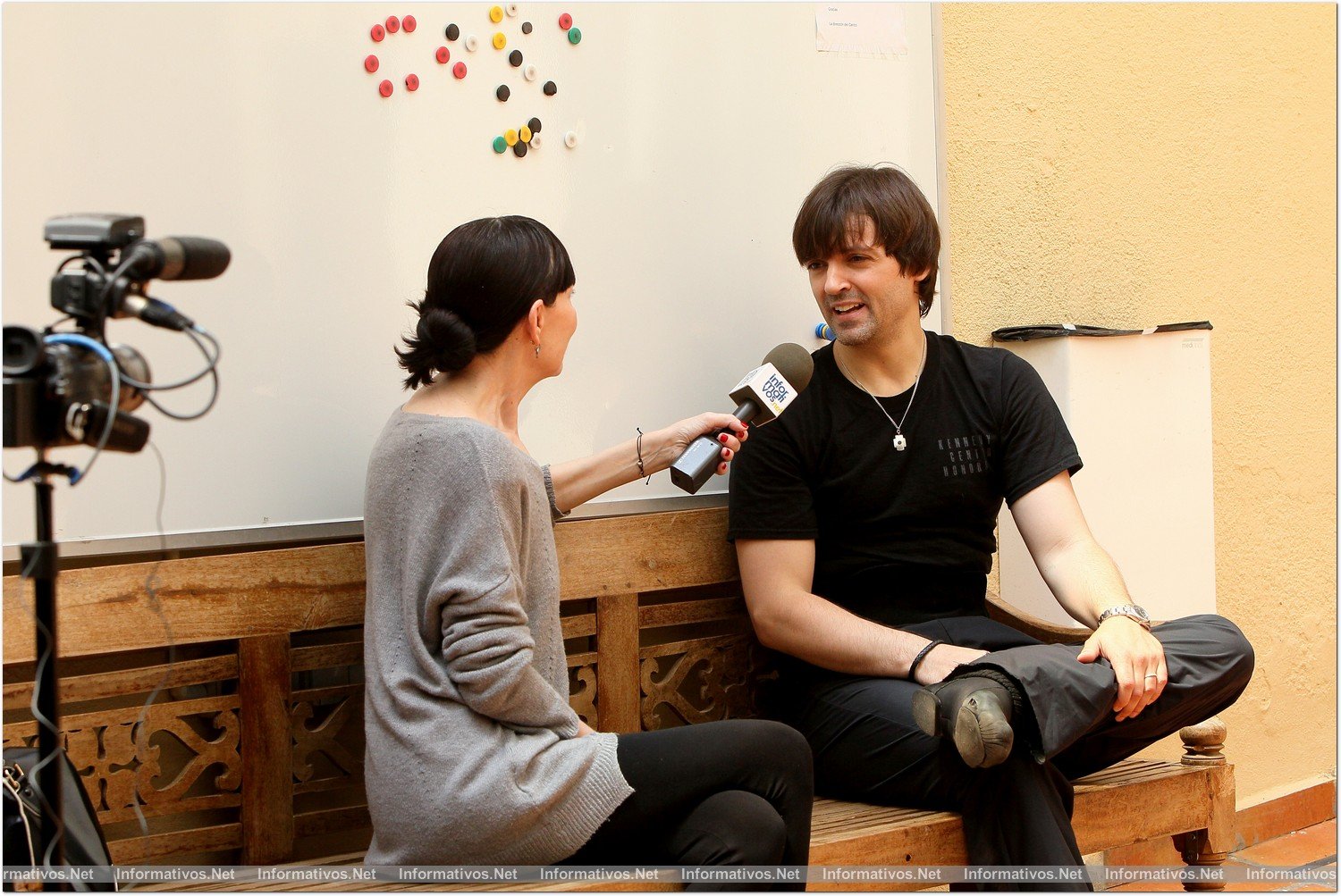 BCN10JUN014.- Entrevista a Ángel Corella en su Escuela de Danza de Barcelona.