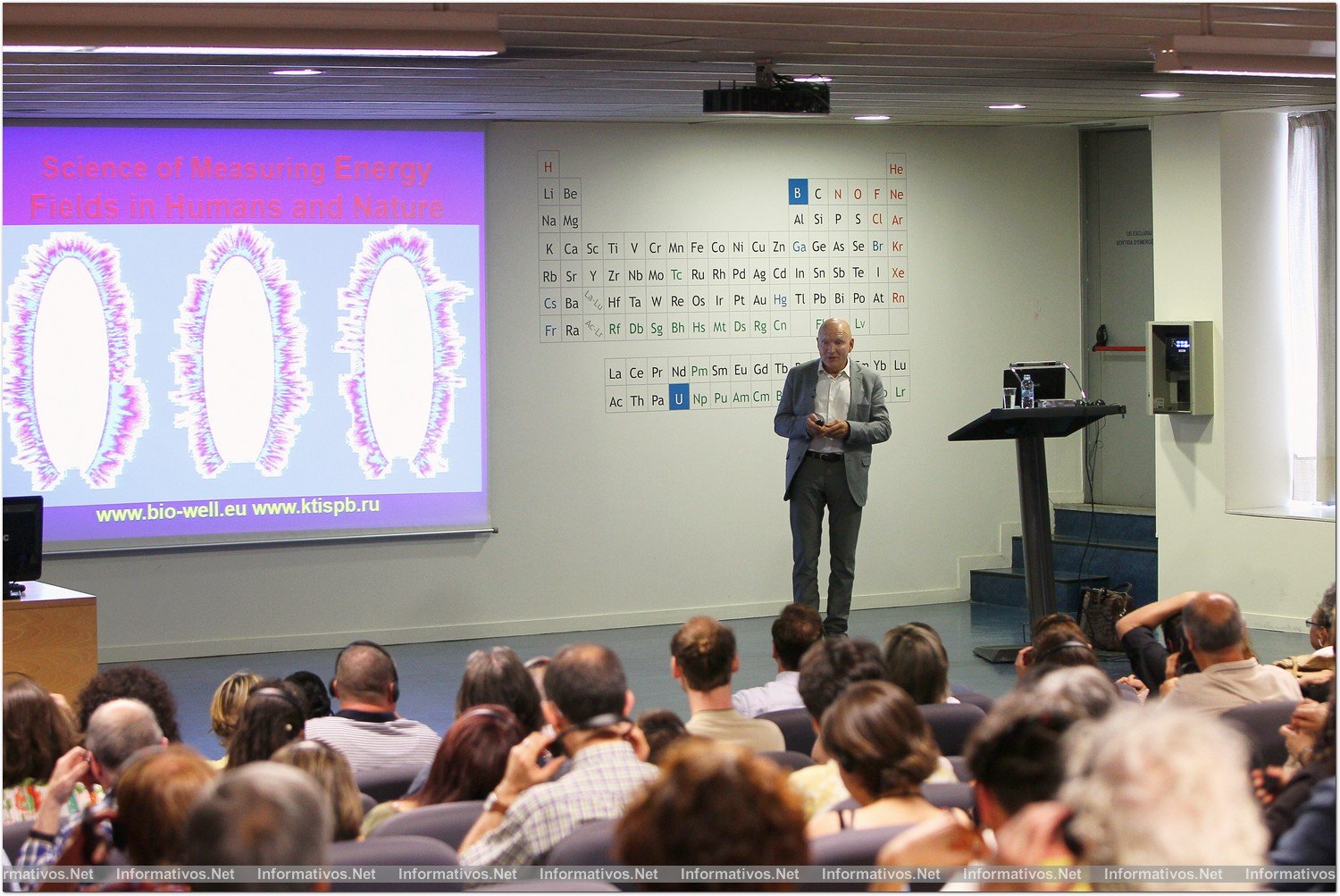 BCN19-20JUN014.- Prof. Konstantin Kolotkov, investigador del campo de energía humano (aura) y su aplicación al diagnóstico precoz de las enfermedades y seguimiento de los tratamientos en los pacientes.