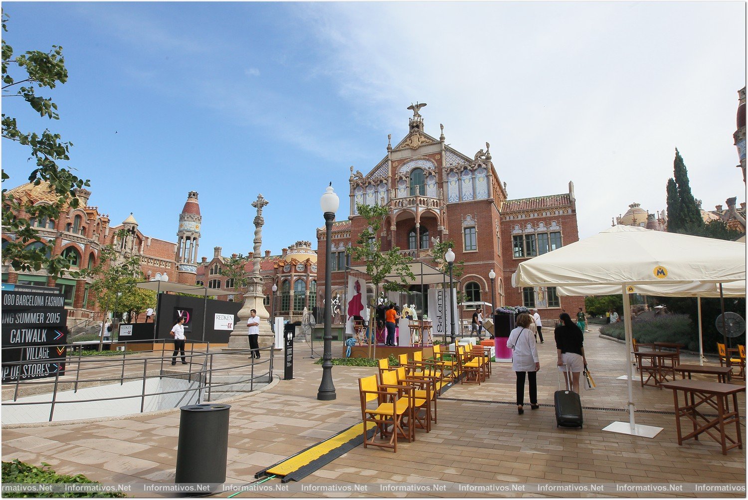 BCNJUL014.- 080 Barcelona Fashion: Esta edición se ha celebrado en el recinto modernista del Hospital de Sant Pau