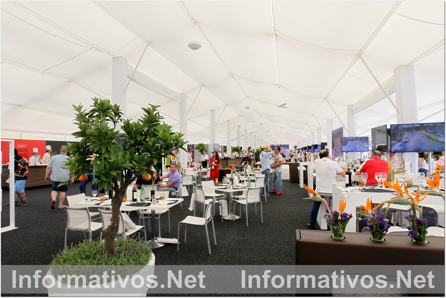 9MAY015.- Gran Premio de España de Formula 1 en el Circuito de Cataluña. Paddock Club F1