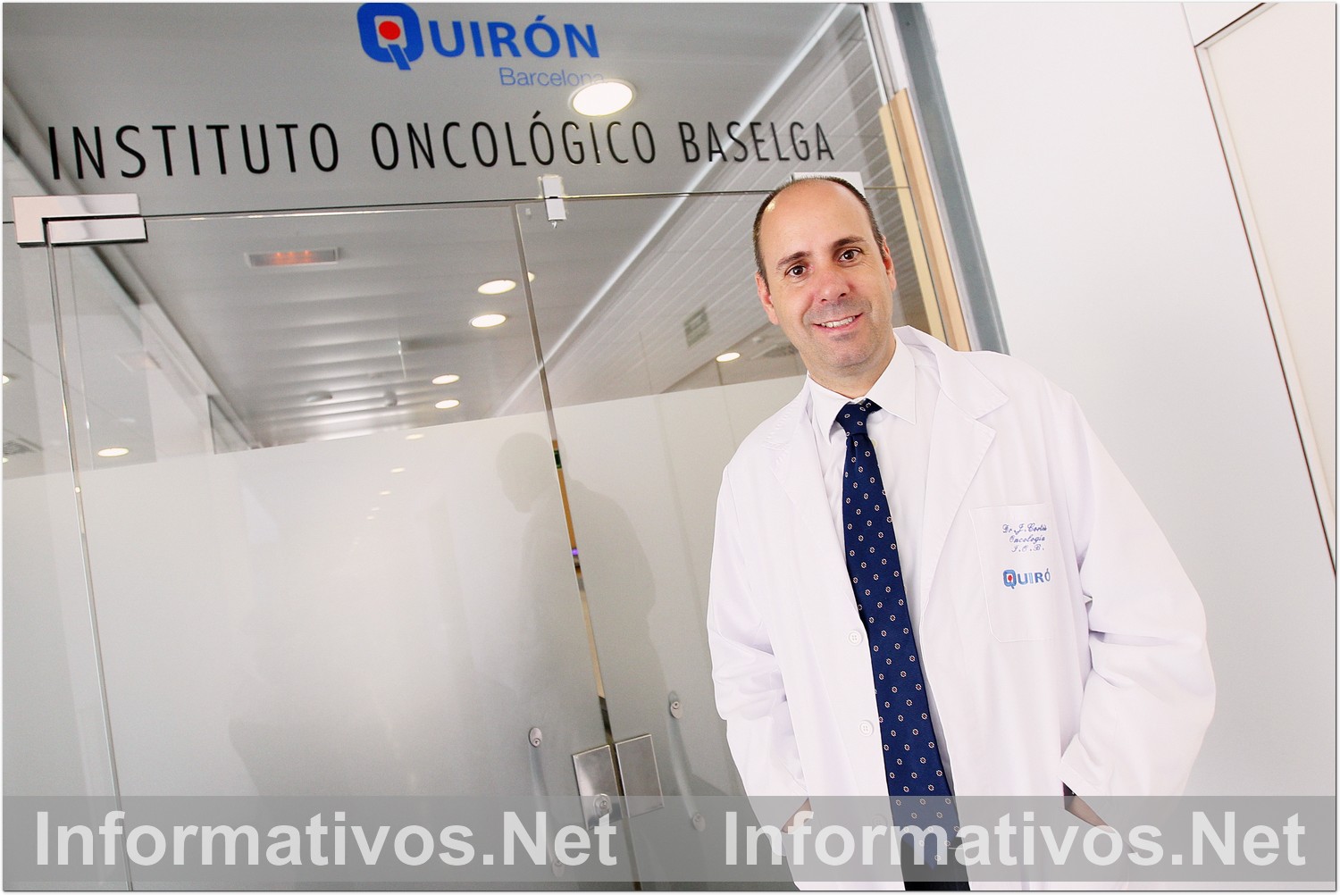 BCN23JUN015.- Entrevistamos al Dr. Javier Cortés, Jefe de la Unidad del Melanoma en el Instituto Oncológico Baselga (IOB), además de director de la Unidad de Cáncer de Mama
