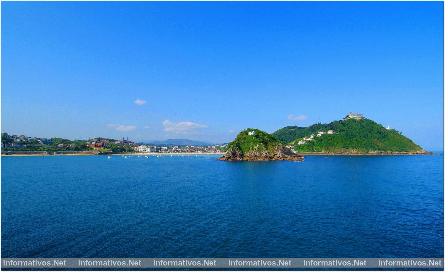 San Sebastián: Hotel María Cristina, bajo el resplandor de las estrellas. Isla de Santa Clara