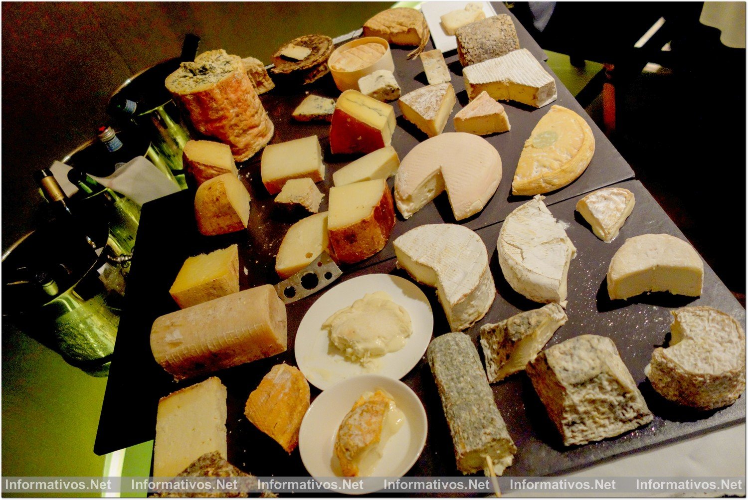 Restaurante del Castell de Peralada: selección de quesos