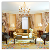 :: Pulse para Ampliar :: Hotel Westin Palace Madrid: recibidor de la Royal Suite