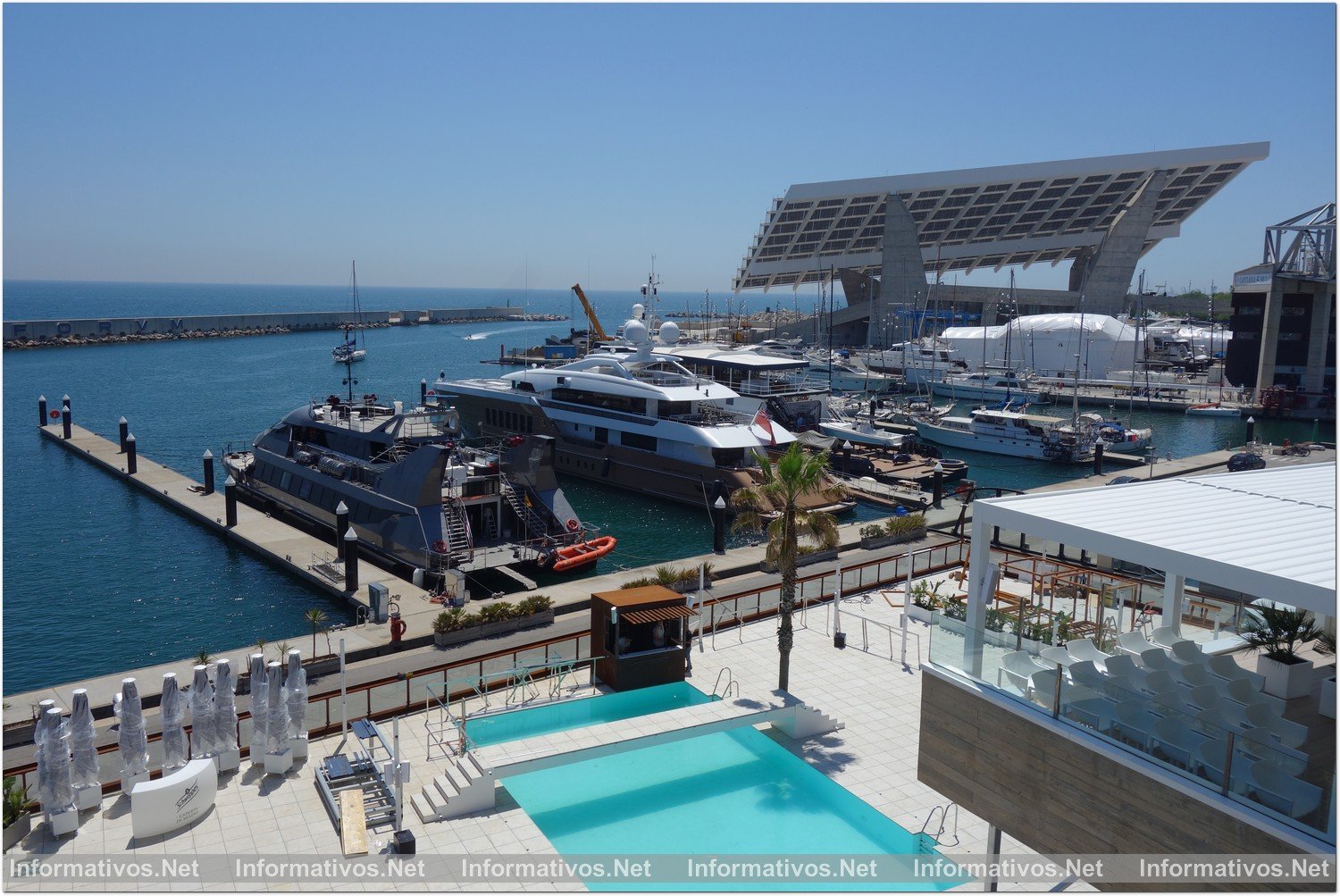 BCN25MAY017.- Inaugurado El Café del Mar en el Port Fórum de Barcelona.