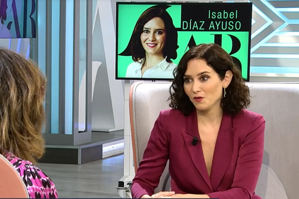 Isabel Díaz Ayuso con Ana Rosa Quintana