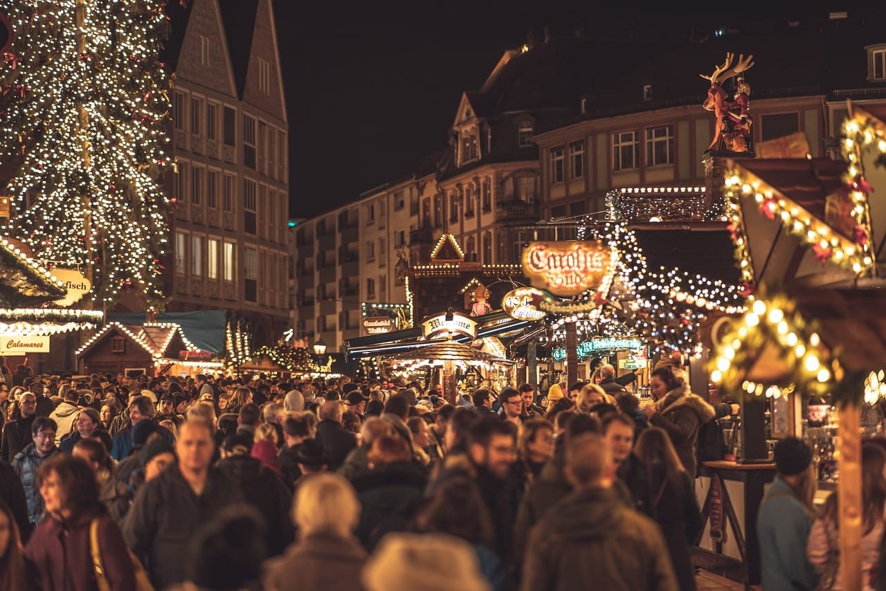 christmas market, christmas, frankfurt